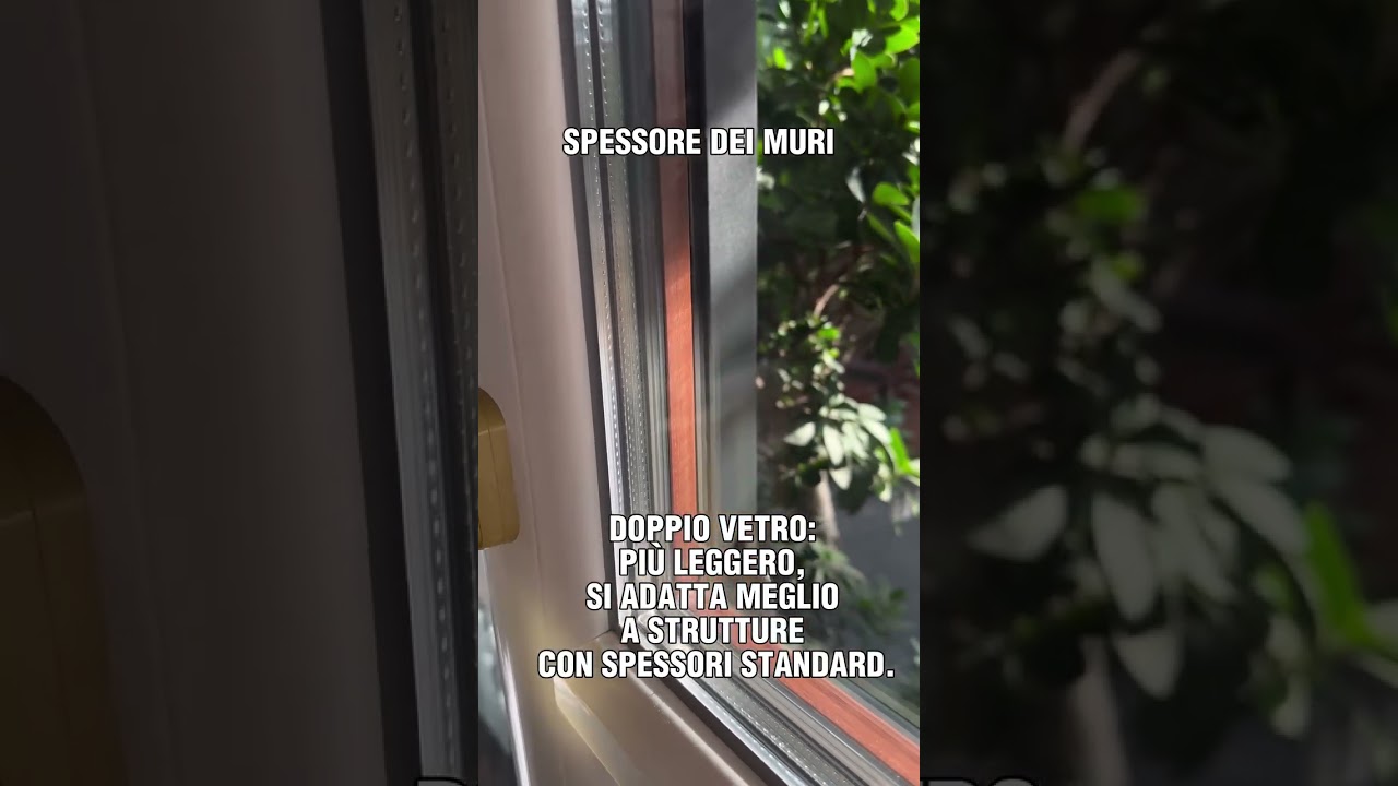 🔍 Doppio o Triplo Vetro? Scopri la scelta migliore per le tue finestre! #shorts