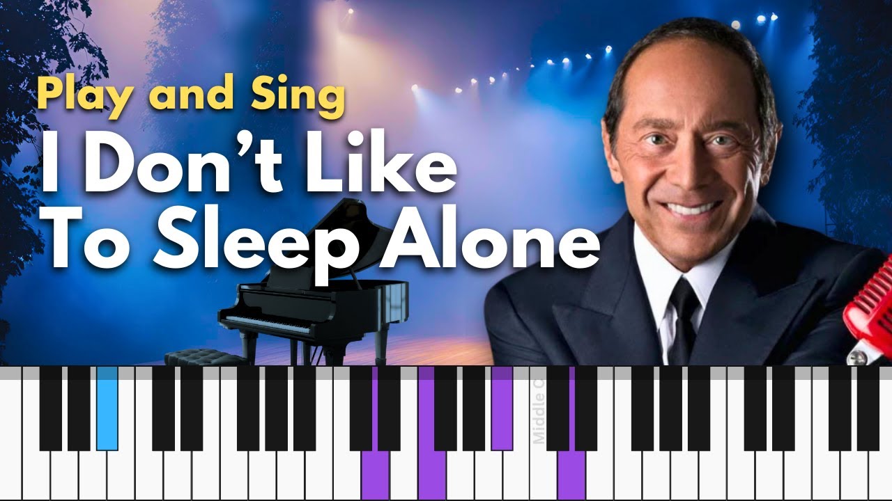 I DON'T LIKE TO SLEEP ALONE by Paul Anka - Piano Accompaniment Lesson