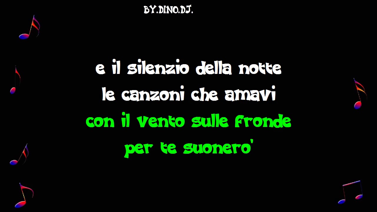 ADRIANO CELENTANO   DORMI AMORE (CORI)  KARAOKE