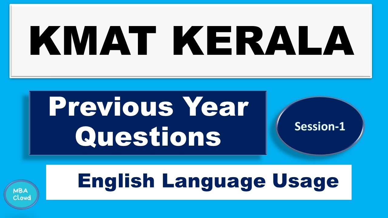 KMAT Exam| Previous Questions & Answers | Session-1