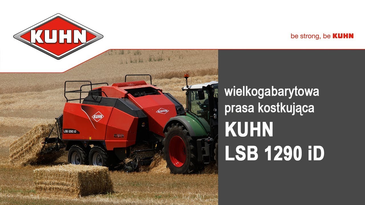Wielkogabarytowa prasa kostkująca LSB 1290 iD | KUHN