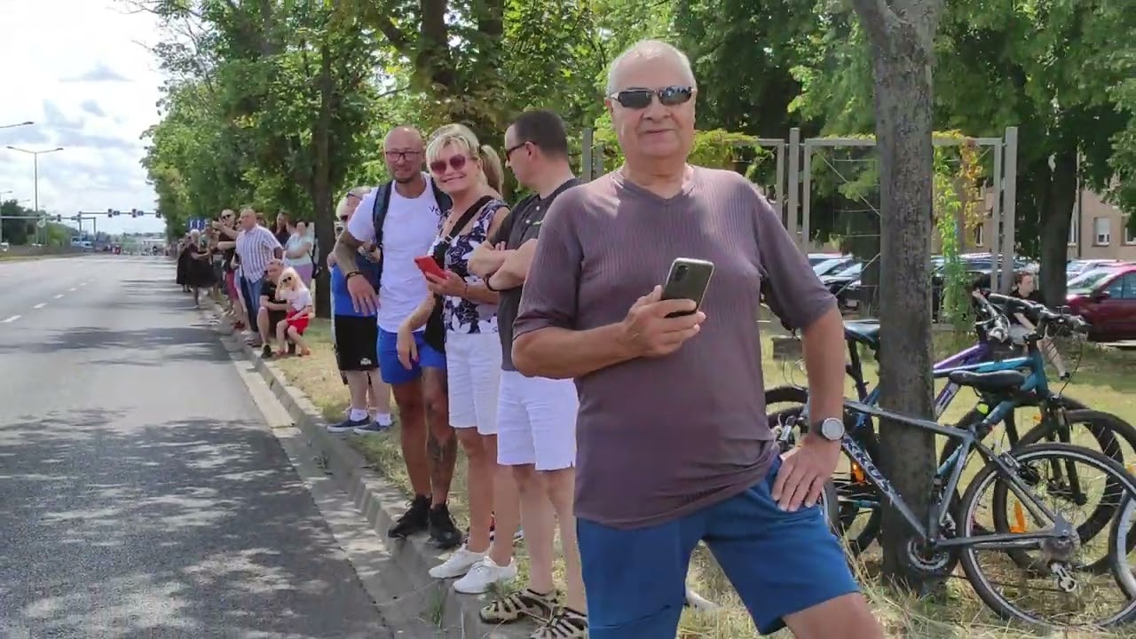 Tour de Pologne - Al. Konstytucji 3 Maja w Lesznie