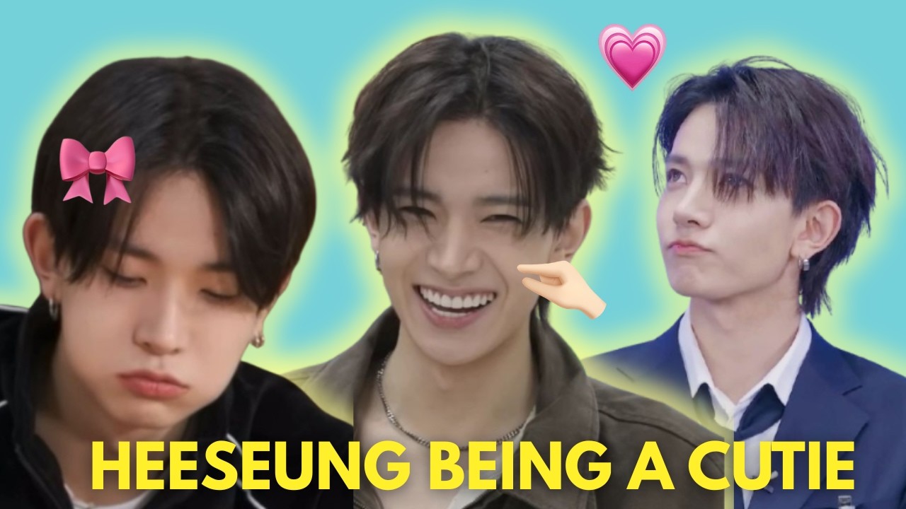HEESEUNG making the others laugh and being a CUTIE🥹
