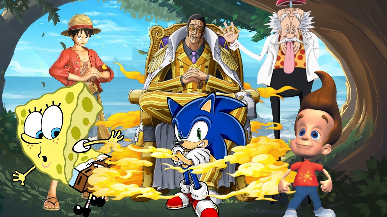 What IF Cartoon Characters Were IN One piece