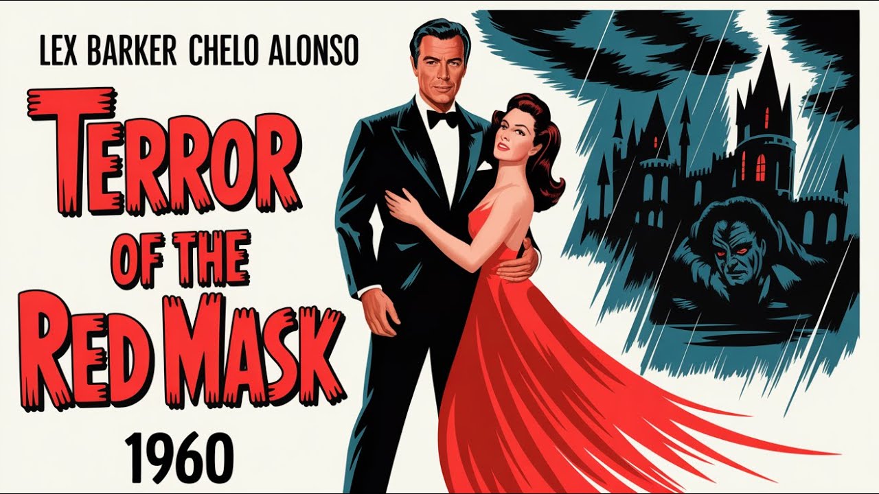 Terror of the Red Mask 1960 Film in English, Lex Barker, Chelo Alonso, Livio Lorenzon