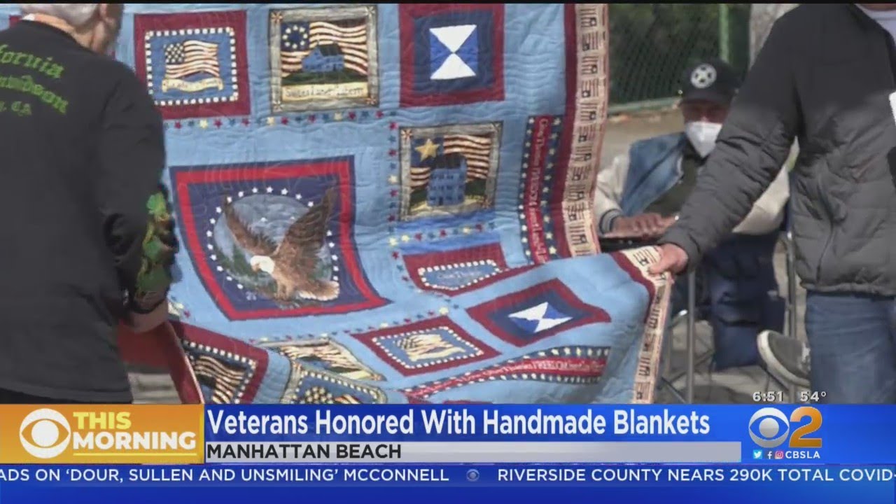 Veterans Given Handmade Quilts In Manhattan Beach
