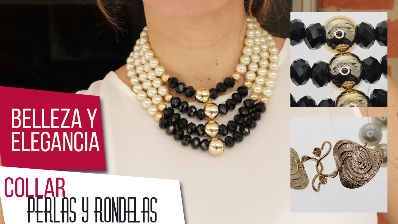 Como hacer collar de perlas y rondelas Kit 26521 | CAROL INSPIRE & CREATE