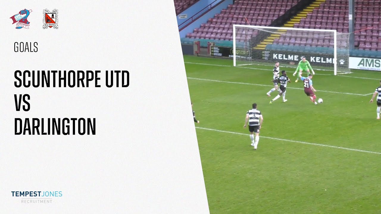 Goals: Scunthorpe United v Darlington