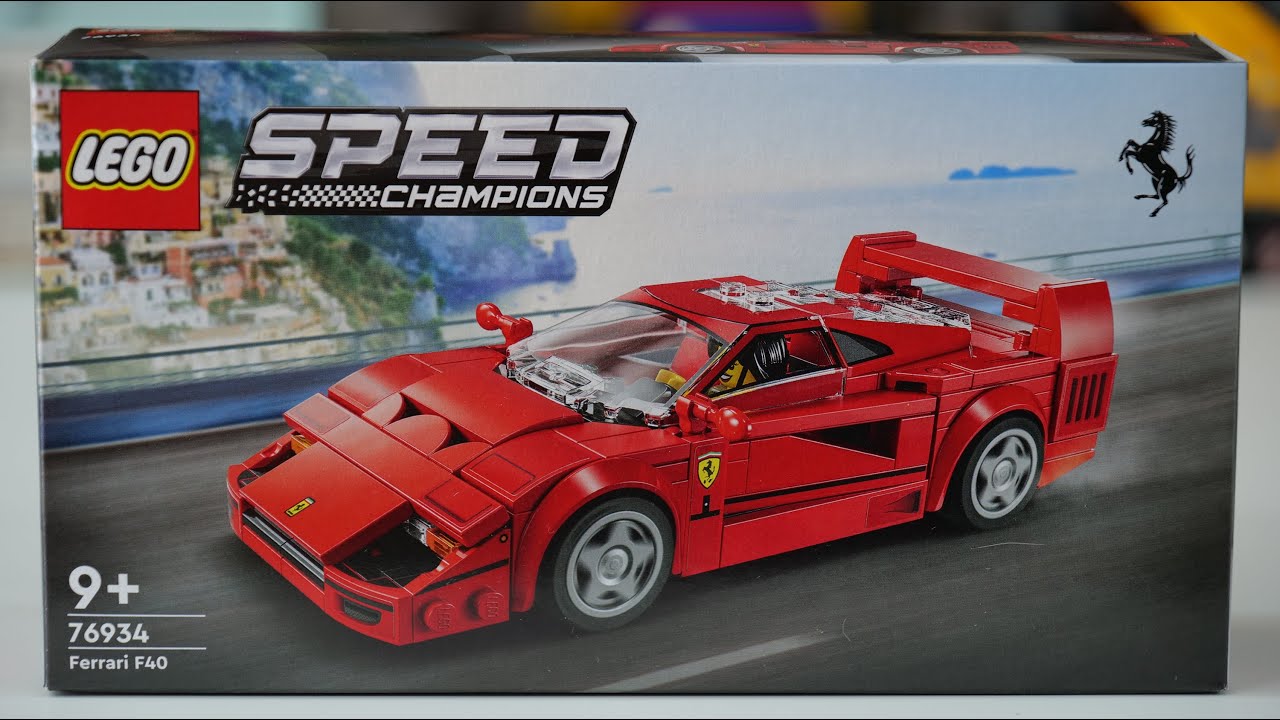 LEGO Speed ​​Champions 76934 Ferrari F40 — обзор LEGO Speed ​​Build