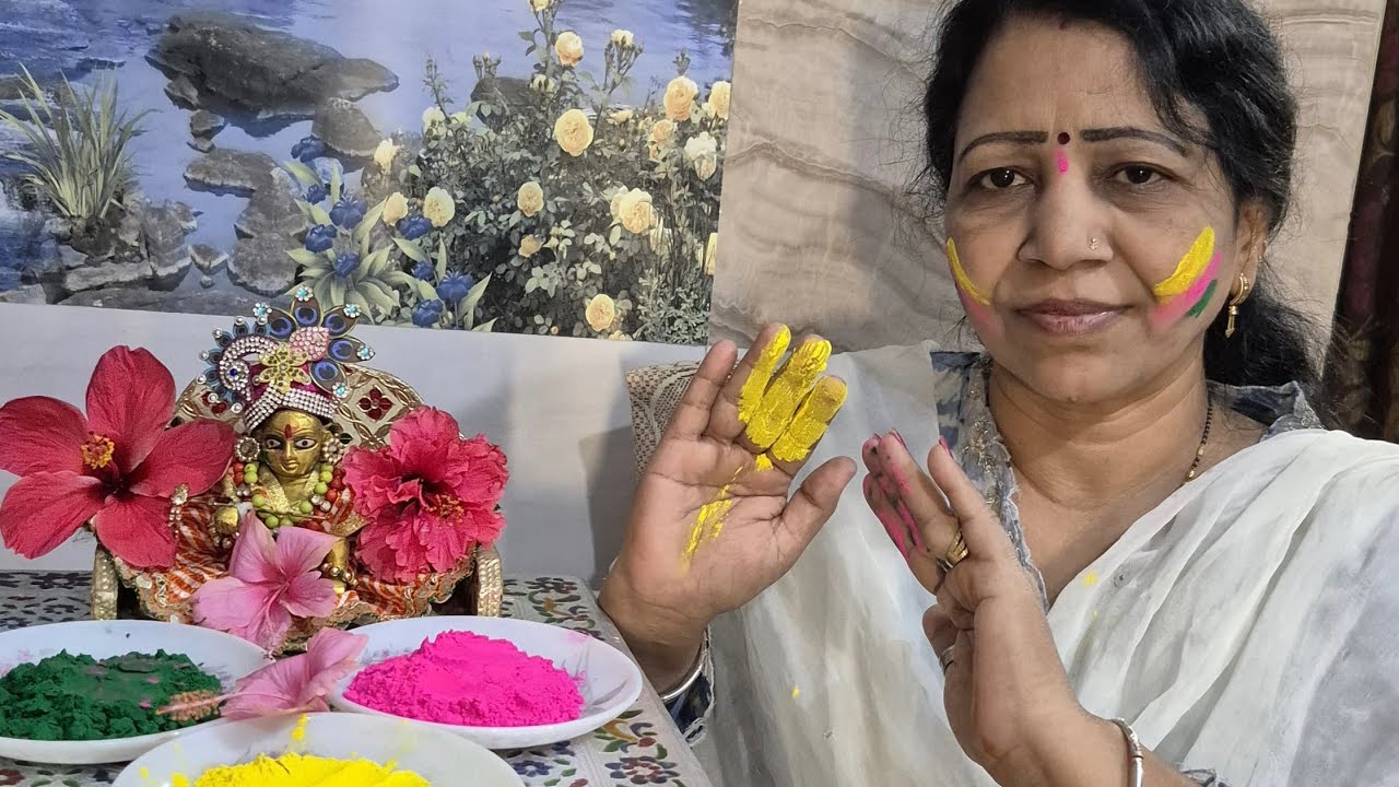 🎨🥰💐Rango wali Holi mein aapka meri live mein swagat hai🎨💛🩷💚