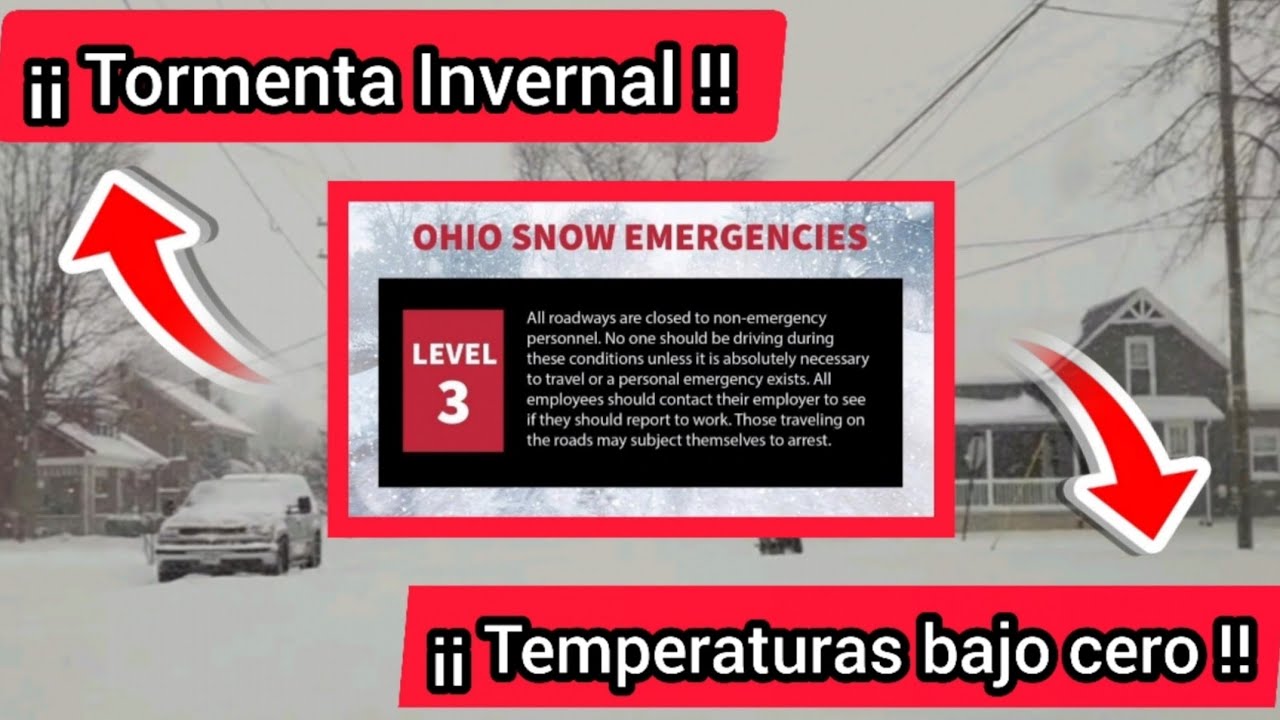 Paseando en medio de la tormenta invernal !! 