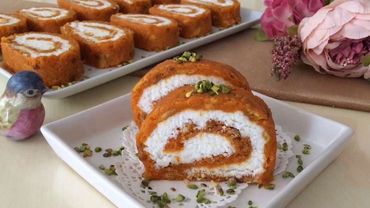 HİNDİSTANCEVİZLİ HAVUÇLU RULO PASTA TARİFİ