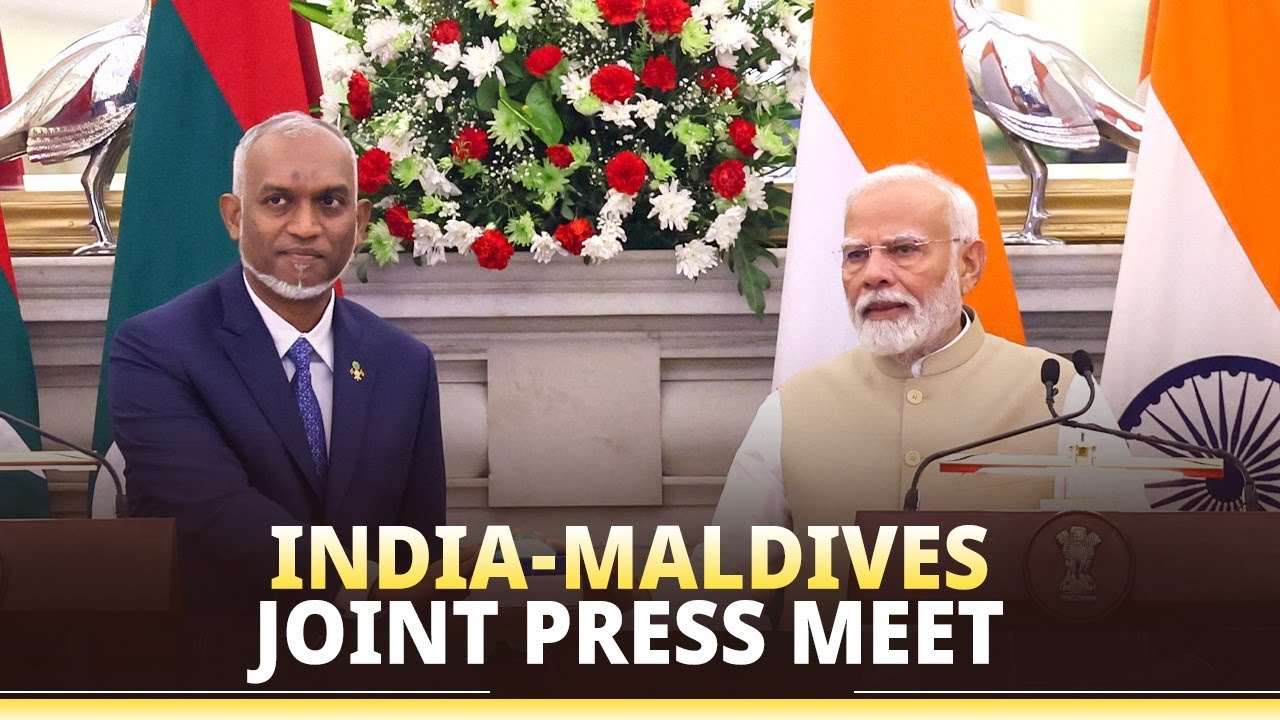 LIVE: PM Modi and President Mohamed Muizzu of Maldives attend the joint press meet