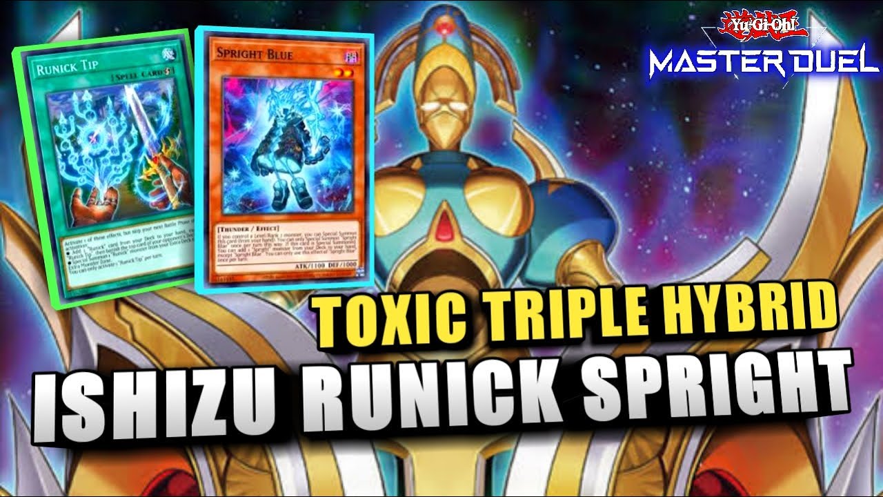 Triple Trouble Build! ISHIZU RUNICK SPRIGHT New Best Hybrid Deck?! | Yu-Gi-Oh! Master Duel