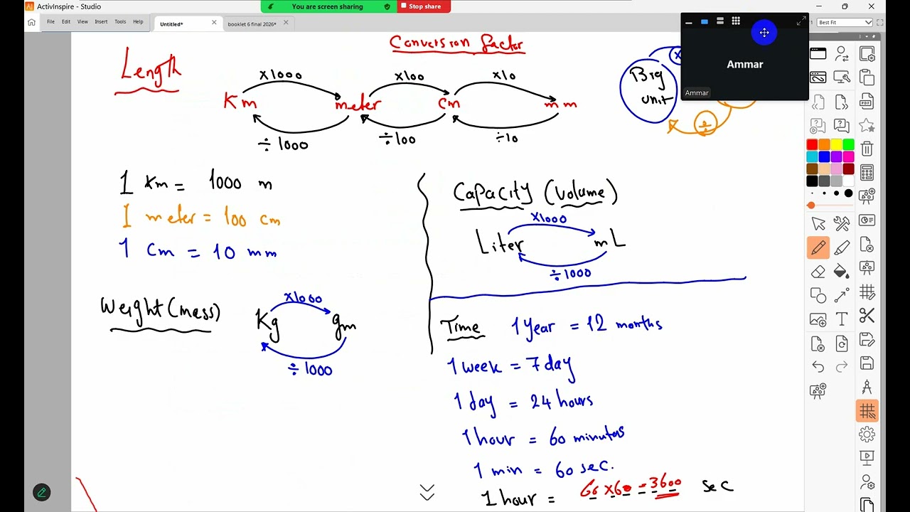 conversion factor