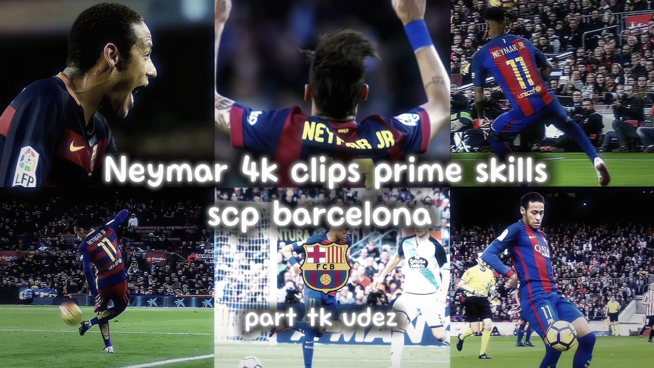 Neymar 4k clips skills scp barcelona 