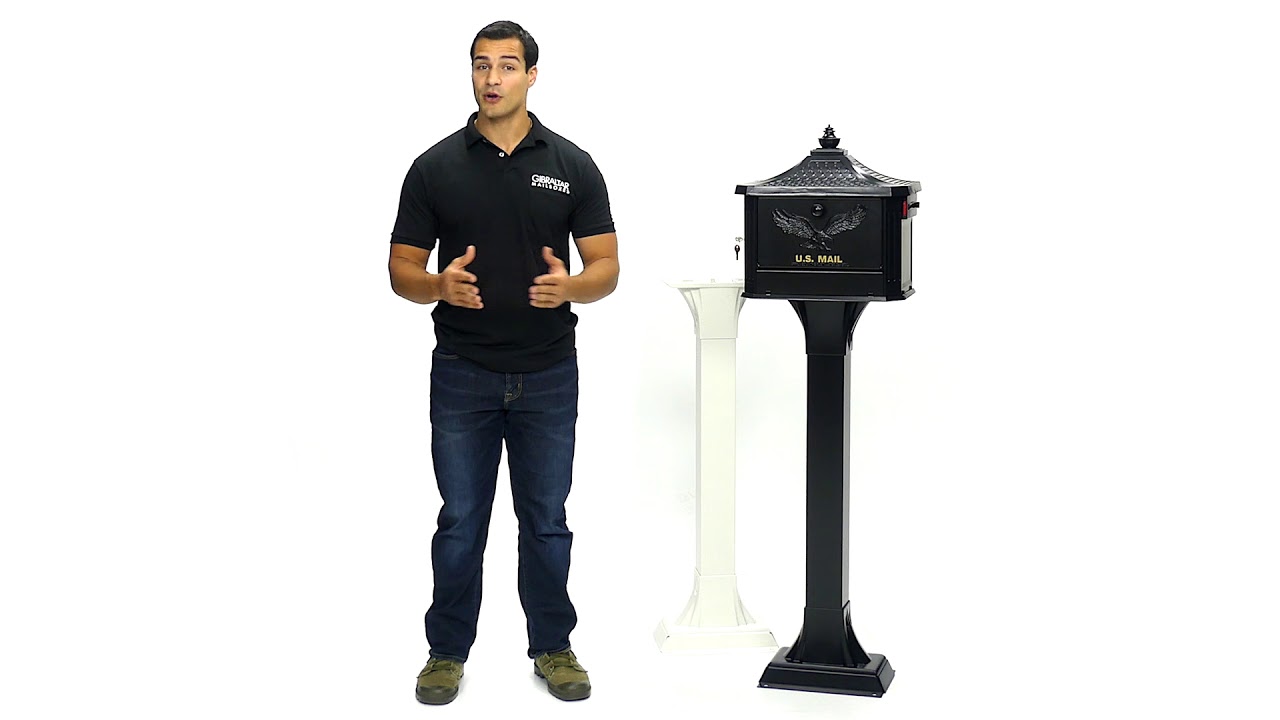 The Callaway Adjustable Mailbox Post