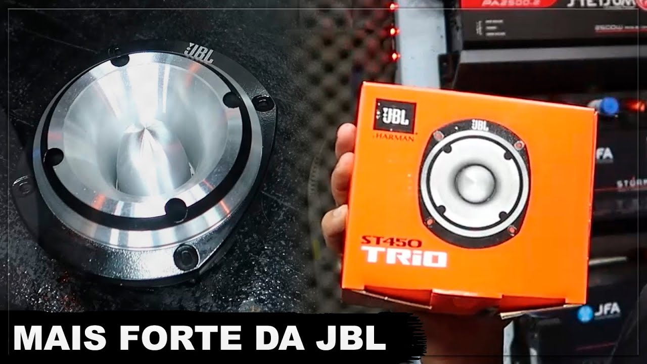 Super Tweeter JBL ST450 Trio é um clone do ST400? Vamos descobrir no Review e Análise Técnica
