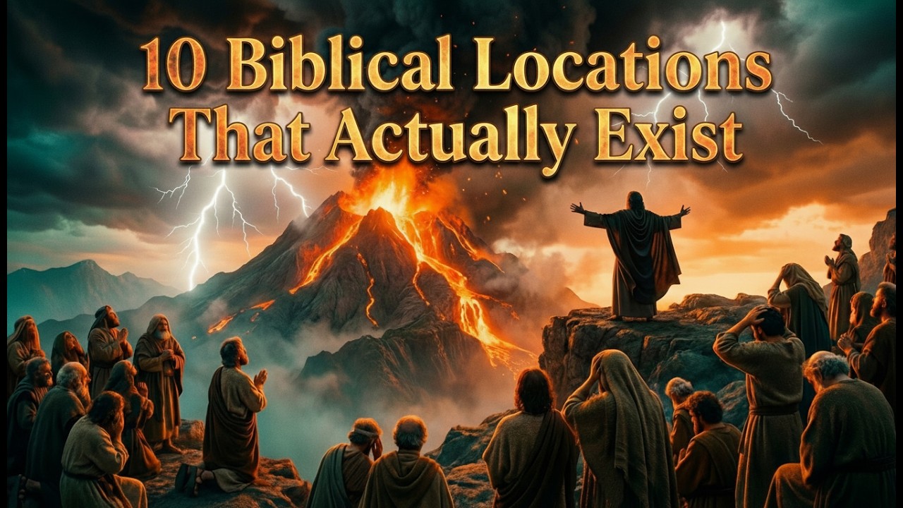 10 библейских мест, которые действительно существуют, и что они раскрывают.