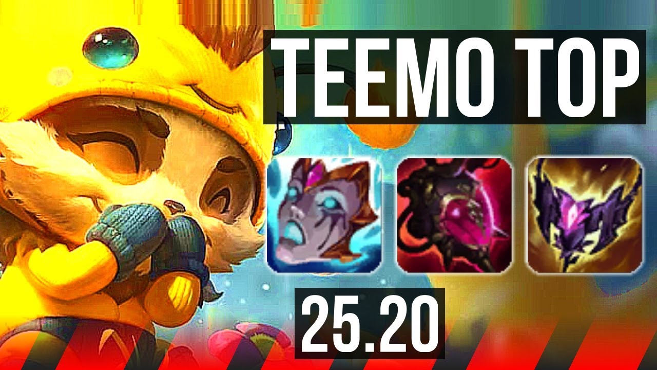TEEMO vs RENEKTON (TOP) | Rank 4 Teemo, 700+ games, 8/3/8 | EUW Grandmaster | 25.20