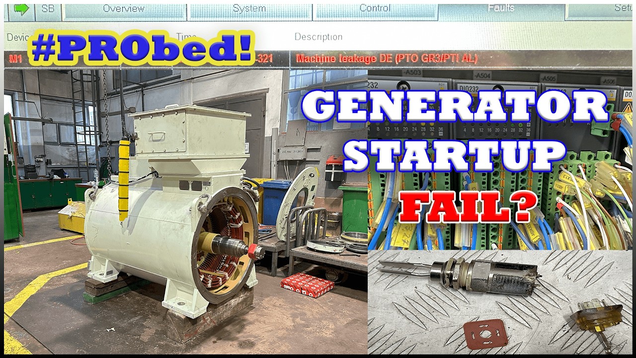 #ProbeDD2024! Shaft Generator Cooling Water Leak FIXED | Rotor Dynamic Balancing DONE