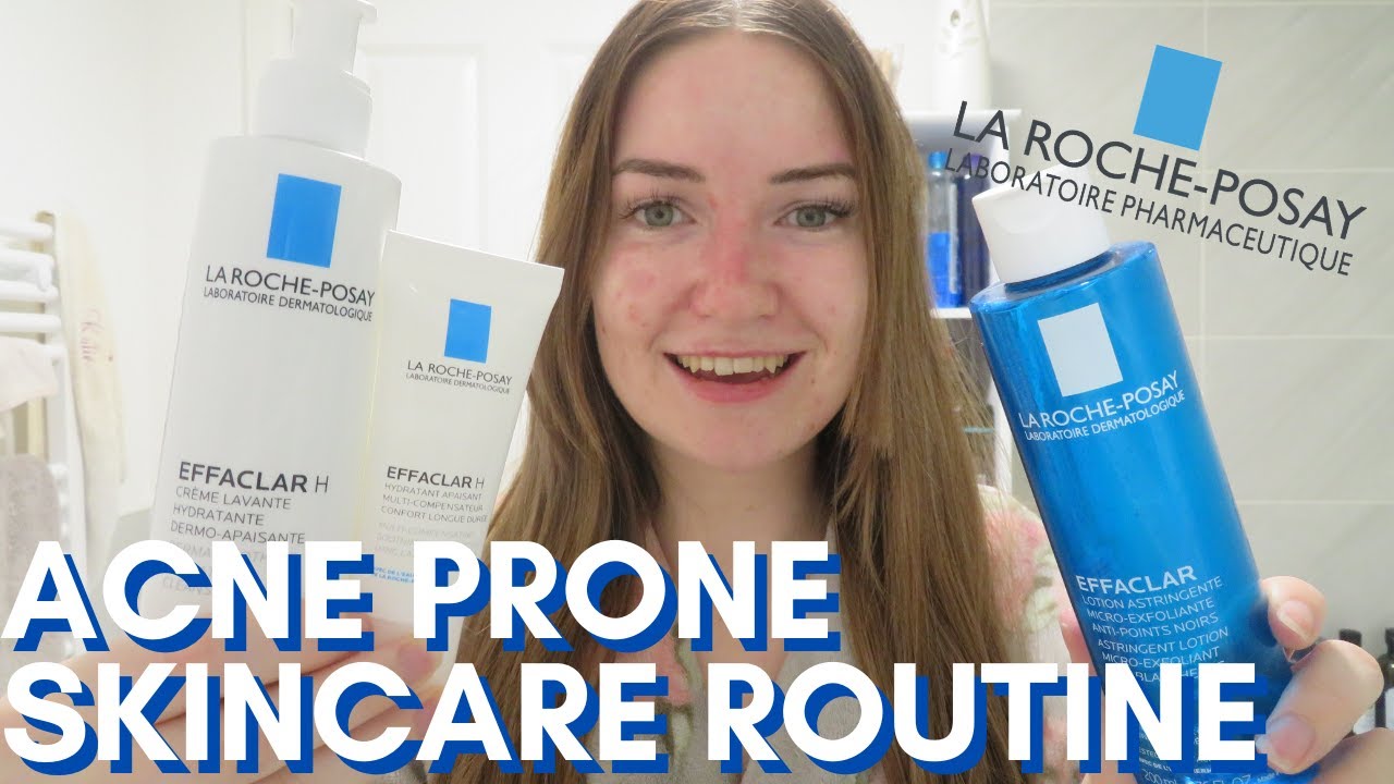 Updated Acne Prone Skincare Routine & Trialing new La Roche Posay Products! | Katie Street