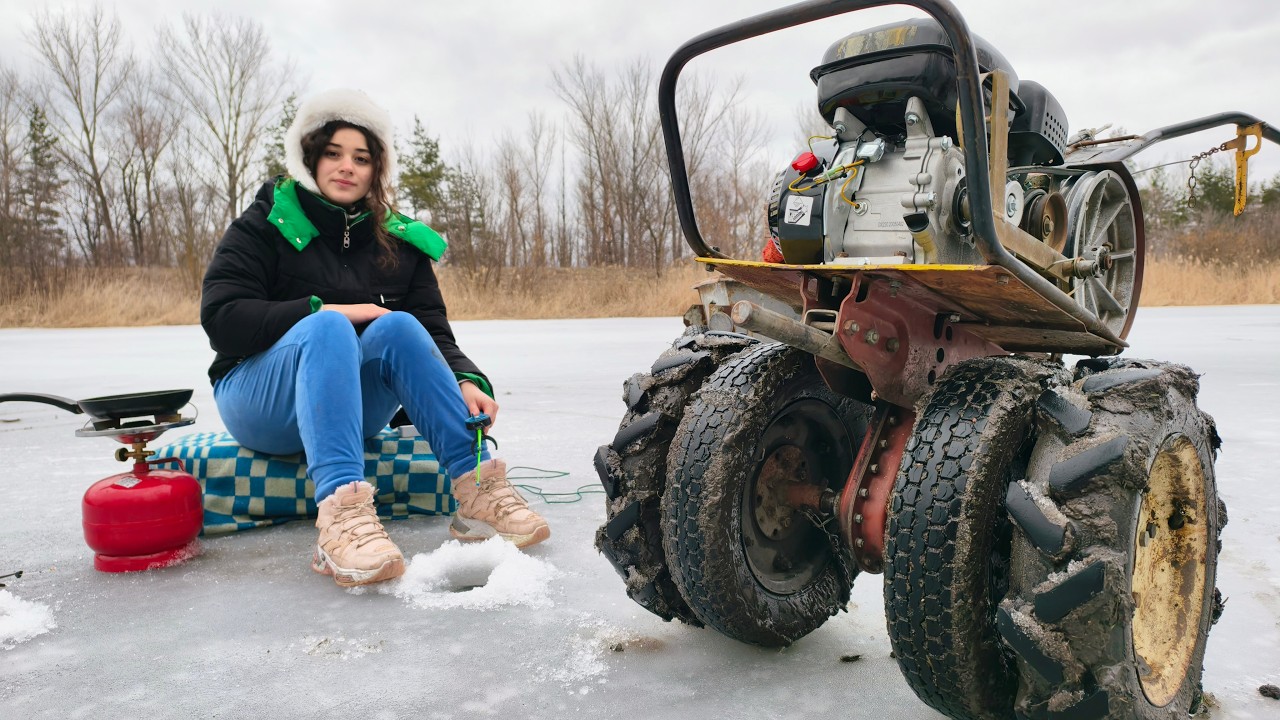 ❄️🚜 Through Mud and Ice to Go Fishing🎣 | Grandma’s Kitchen 👵
