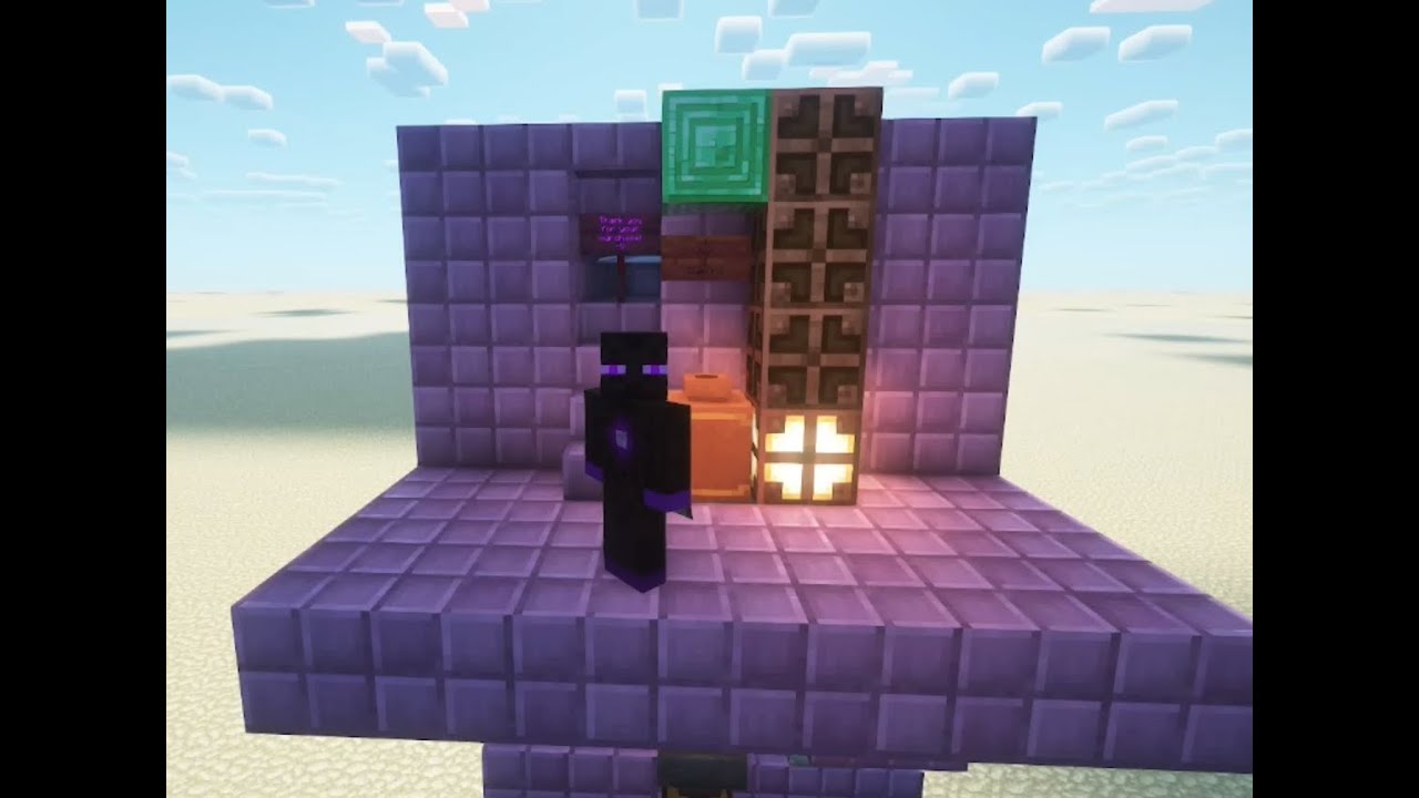 Smart Shop design for Vanilla Minecraft