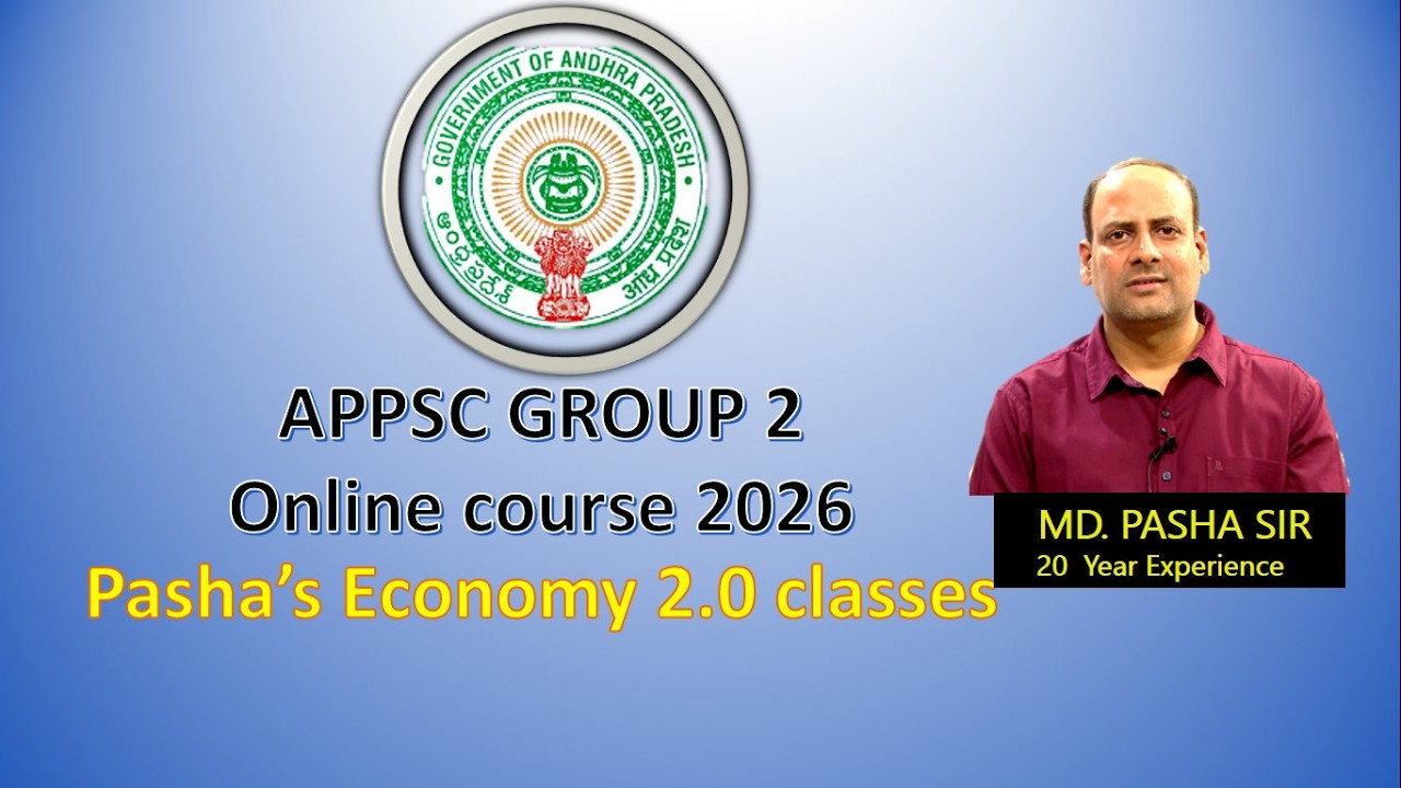 Appsc group 2 Online course By Pasha Sir