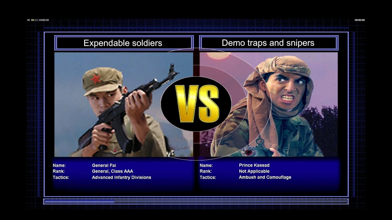 C&C Generals Zero Hour: Infantry General Challenge 2 VS Stealth - Minigunner only