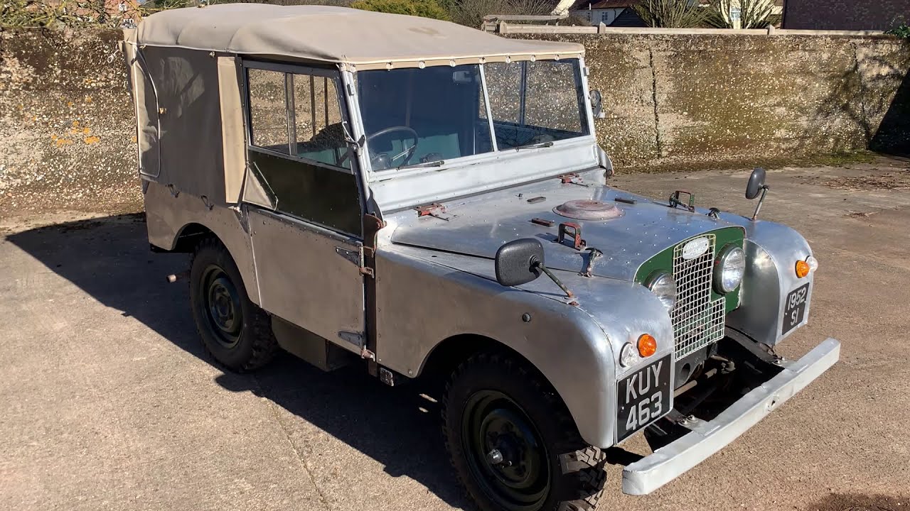 land rover series 1 80in 2.0  for sale walkaround + engine running
