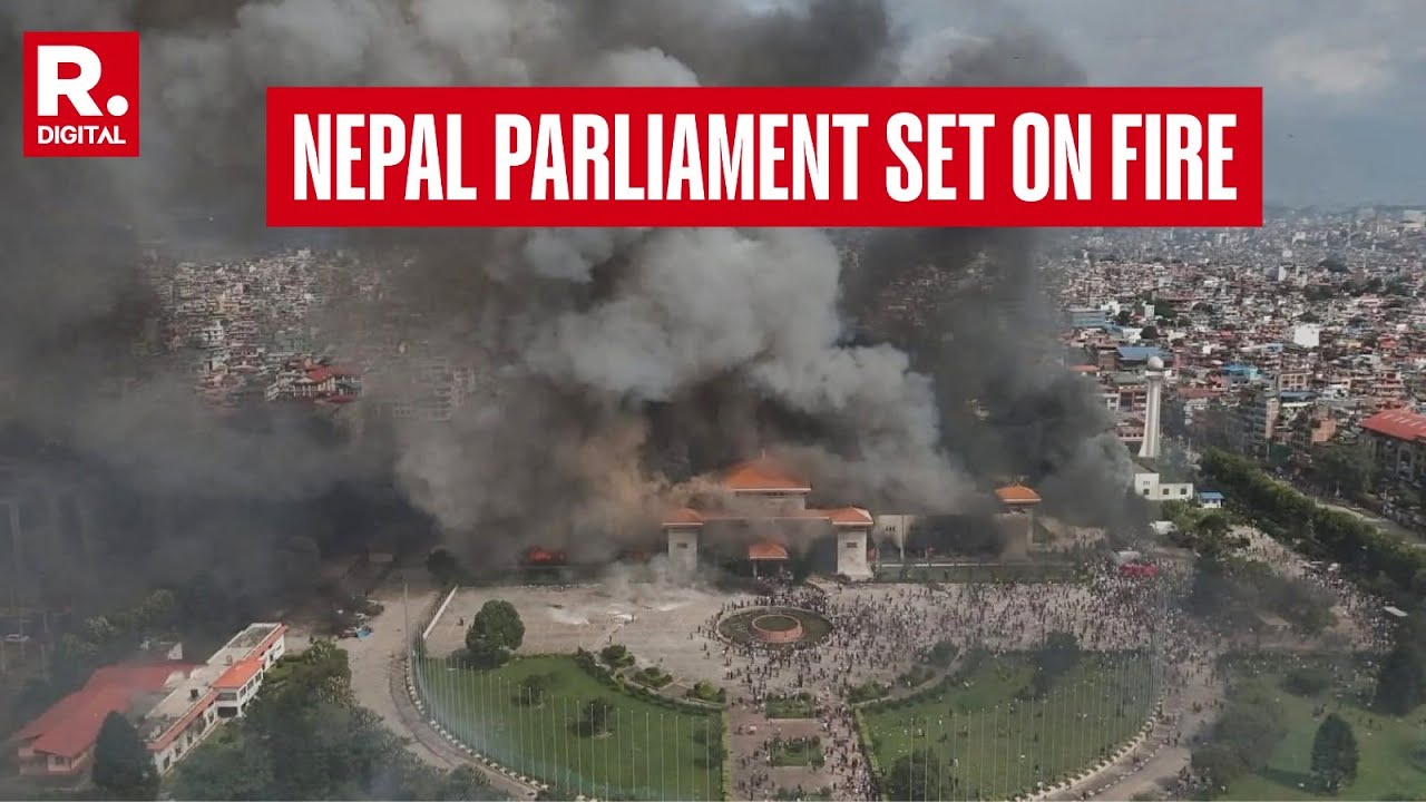 BIG BREAKING: Nepal Parliament Set On Fire By Gen Z Rioters, Dramatic Visuals Emerge