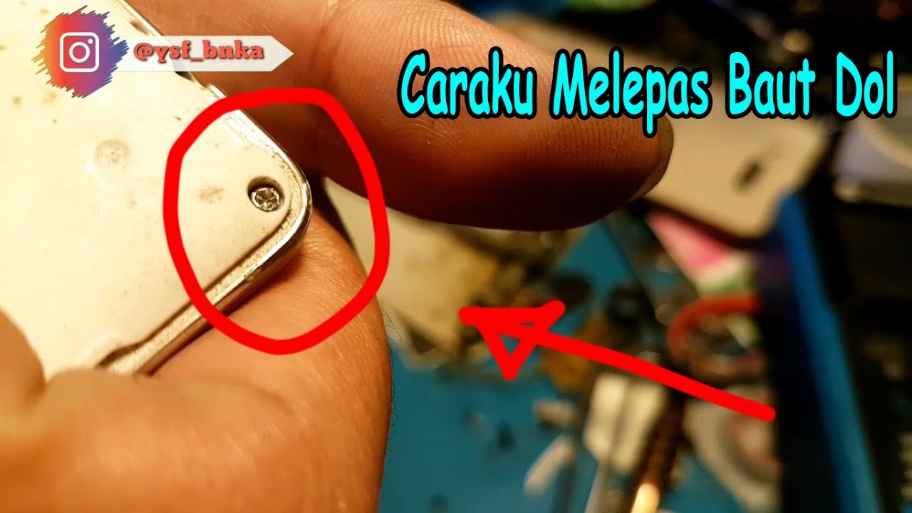 Trik #1 Cara Melepas Baut Yang Dol / Lumpur