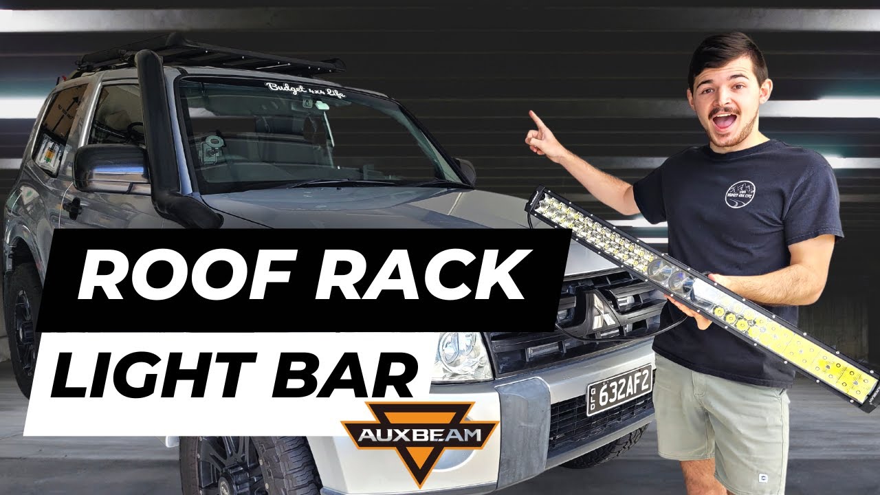 How to install a LED Light Bar to your Roof rack! / Auxbeam 5dPro 32