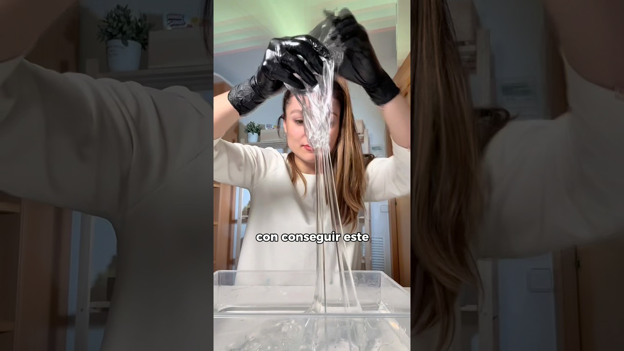 C&oacute;mo hacer Clear Slime #slimesatisfying #clearslime