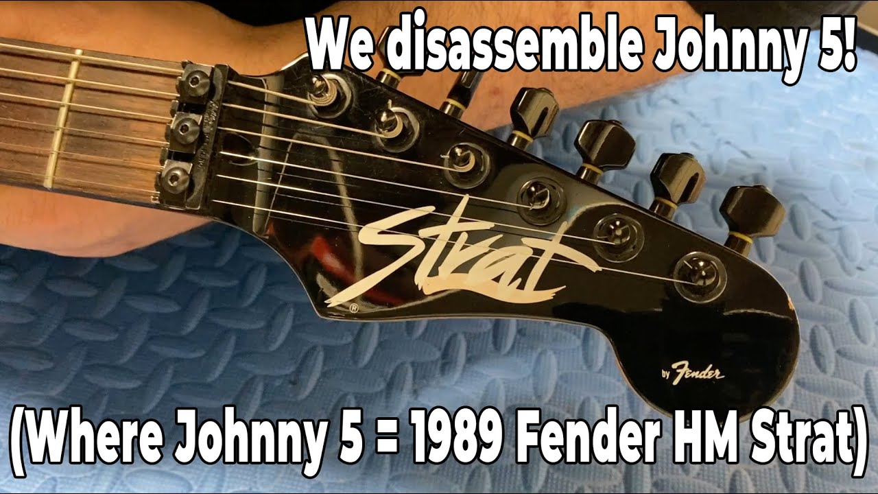 Разборка и осмотр гитары Fender Heavy Metal Strat (HM Strat)