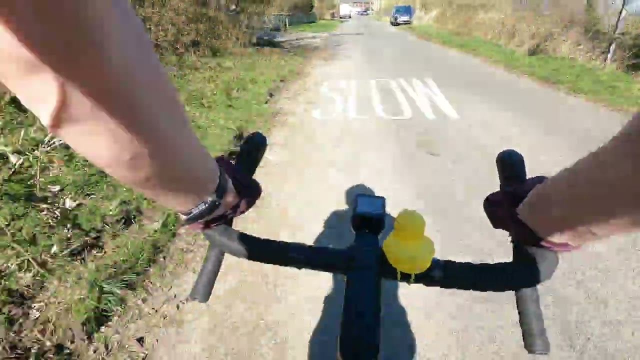 Amputee Time Warp on my Orbea Gain M20 1x Gravel