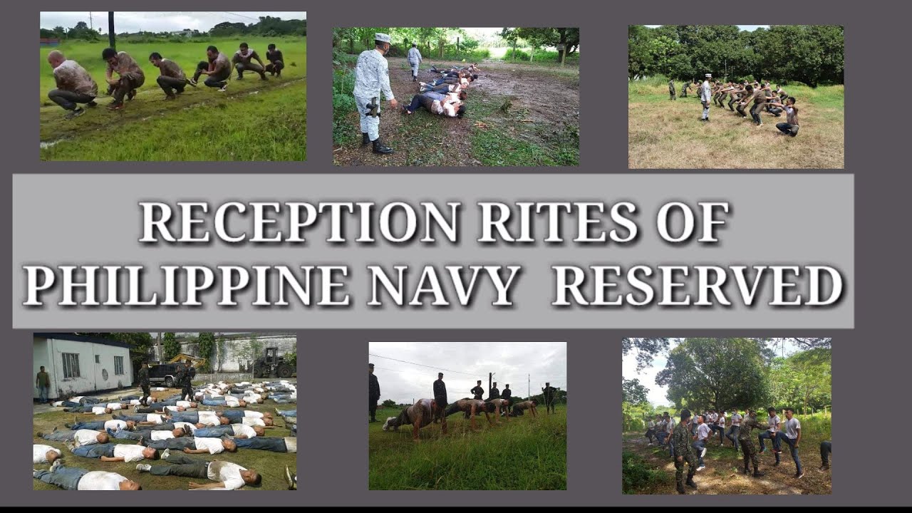Reception Rites of Philippine Navy Reserve Reservist