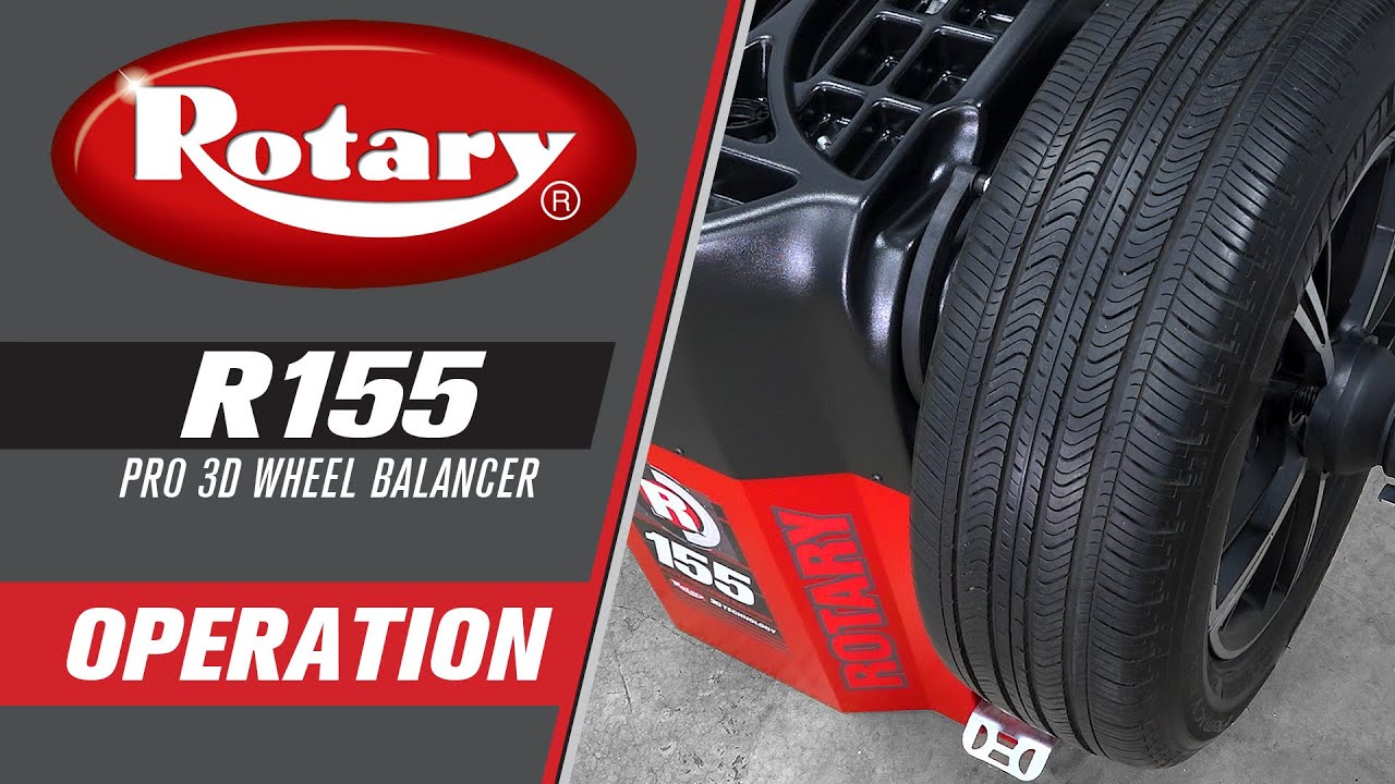 Работа балансировочного станка Rotary R155
