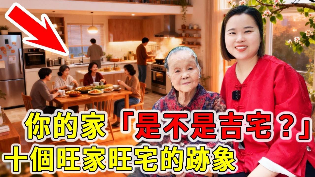 你家的房子是不是吉宅？如果出現這10個跡象，一家人財運事運會越來越旺！【大脸妹传承粤语文化】