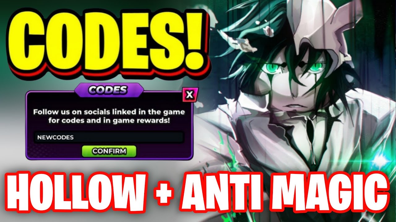 *HOLLOW + ANTI MAGIC* ROBLOX ANIME APOCALYPSE CODES! NEW ALL WORKING CODES FOR ANIME APOCALYPSE