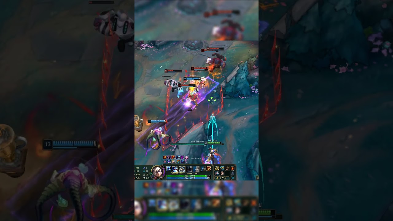 Vi's BROKEN Build👊🔥- VkiN9 League of Legends highlight 