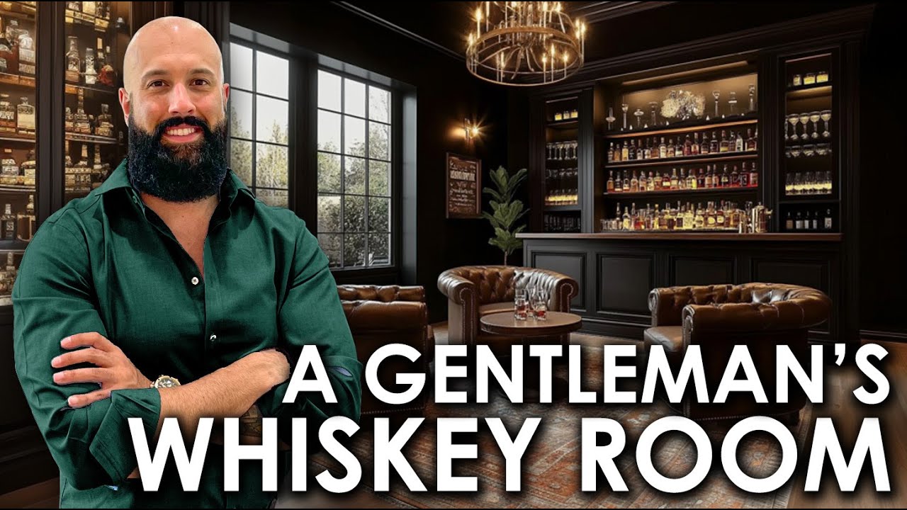 Watch me Create a Masculine Whiskey Room