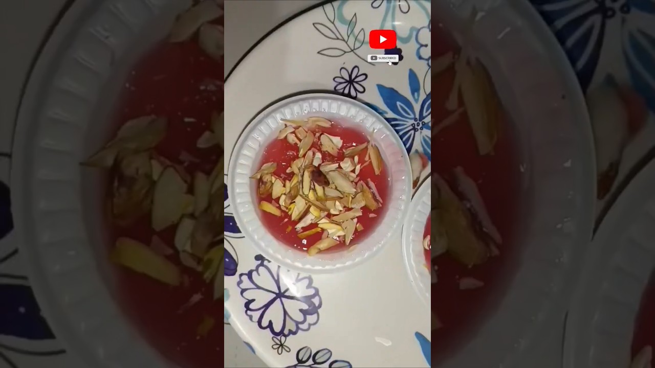 Easy tasty pudding recipe |  without china grass #shorts #pudding #mashallah #amazing #easy #recipe