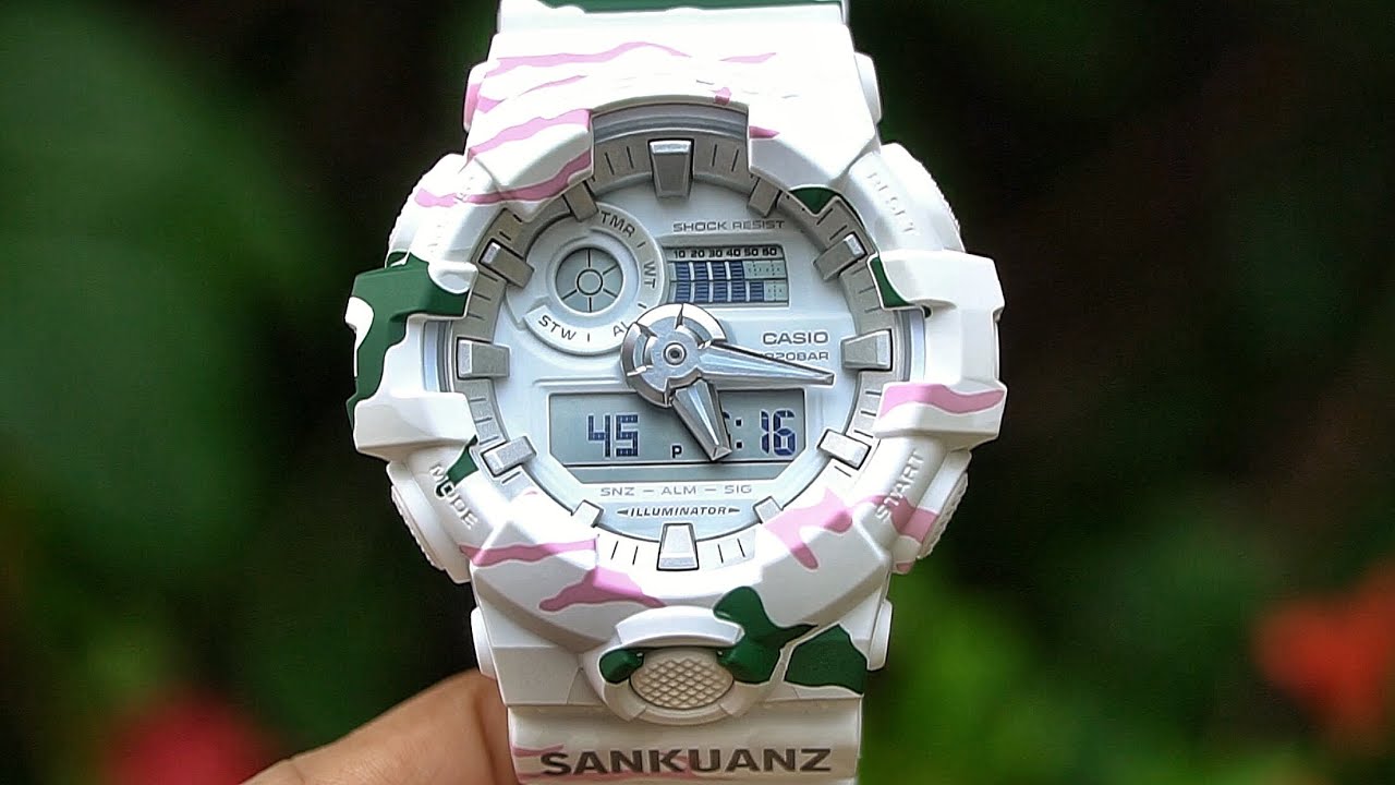 G-Shock 35th Anniversary GA-700SKZ-7ADR SANKUANZ collaboration watch unboxing & review
