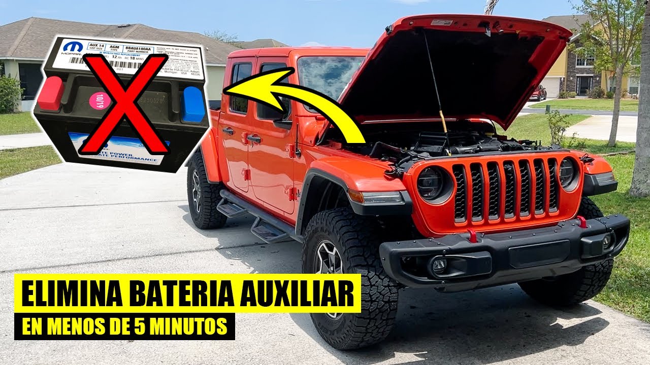Jeep Gladiator | Eliminé la Batería Auxiliar y Problema Resuelto