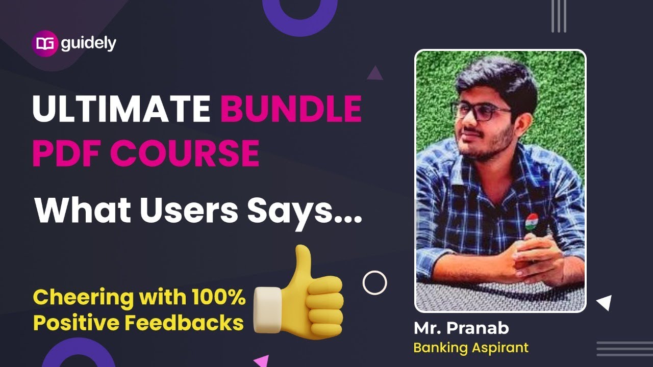 What User Says | Guidely Ultimate Bundle Pdf course | Mr.Pranab 