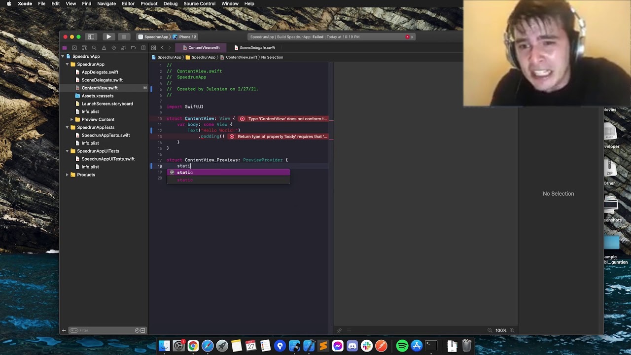 Hardcore Programming (Sweaty Speedrunner)