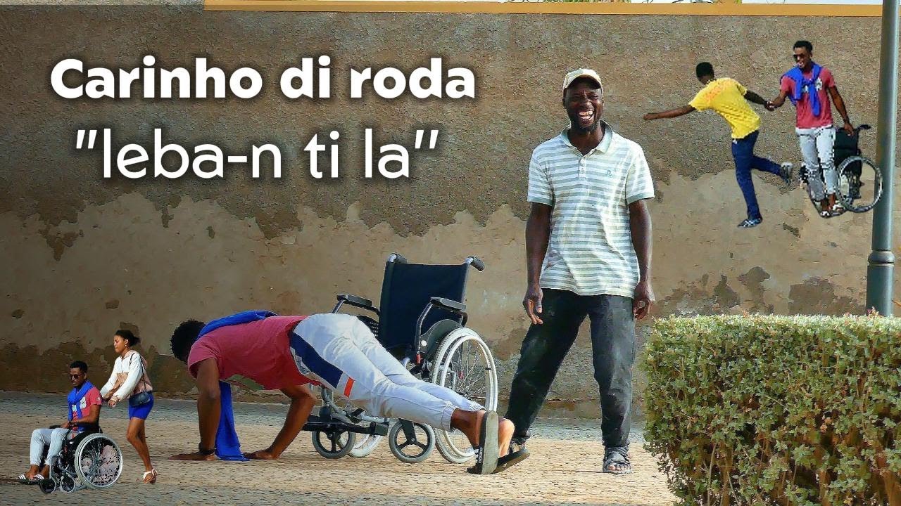 Pegadinha Ilha do sal-cabo verde-Cadeirante pede uma volta