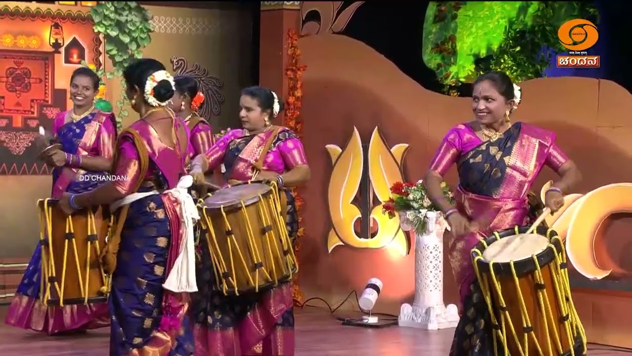 Folk Programme | ಜನಪದ ಕಾರ್ಯಕ್ರಮ | ಚಂಡೆ ವಾದ್ಯ | Part-01 | 20.10.2025 | DD Chandana